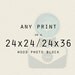 PERSONALIZED-Wood Photo Block- Fine Art Photo Block - 24x24 or 24x36