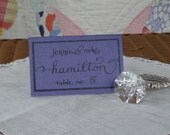 modern place card