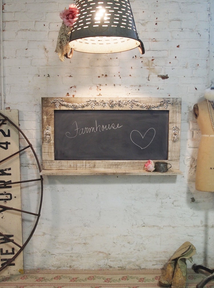 Painted Cottage Chic Shabby Large Chalkboard HD38