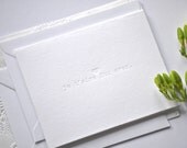 Je T'aime Forever Letterpress Card