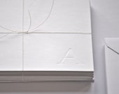 Monogram Letterpress Cards - Box of 10