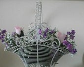 Vintage Wire Decorative Flower Basket