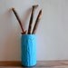 Turquoise Vase / turquoise home decor / made-to-order by Carriage Oak Cottage