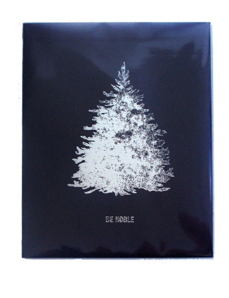 Be Noble- foil embossed holiday card