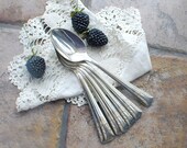 1940 Camelia Teaspoons Silver plate Flatware