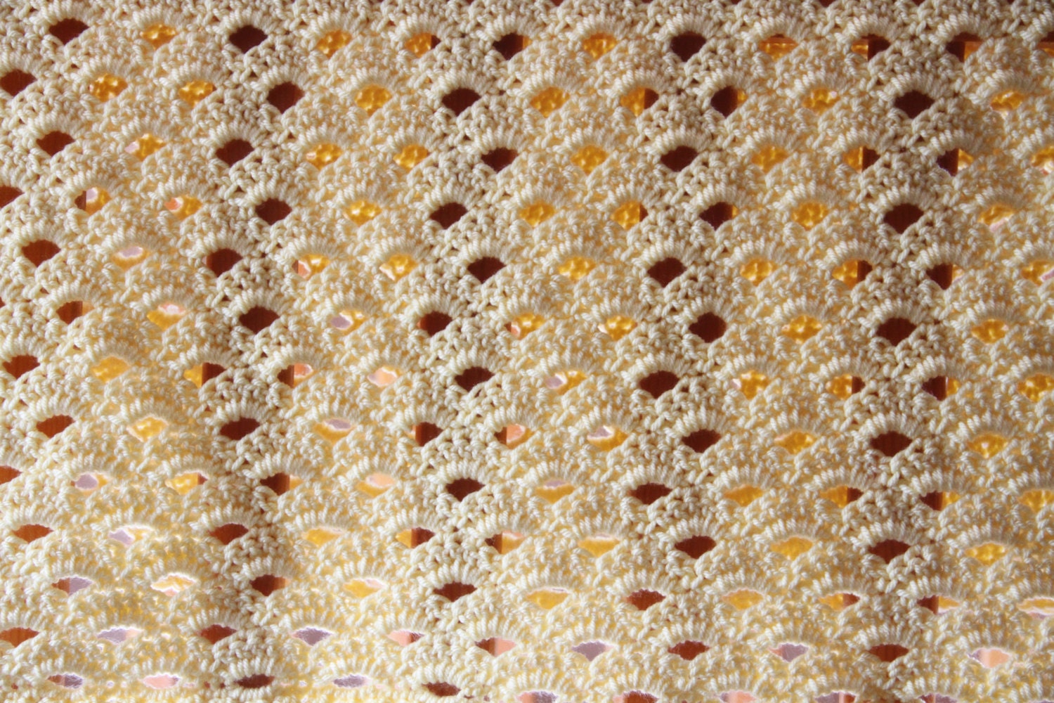 CROCHET PATTERN Baby Easy Blanket Afghan NEWBORN Car Seat Stroller Build An Arch