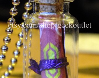 Legend of Zelda Phantom Hourglass Inspired Treasure Map in a Bottle