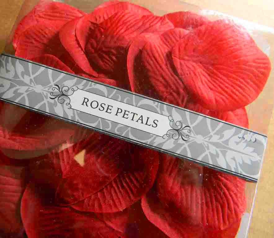 225 Plus Dark Cranberry Red Rose Petals. Darker Red Than Picture Shows. 3589