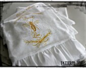 Floursack,Tea Towel, Cottage, Shabby Chic,French, Farmhouse (Queen Bee Pollen)