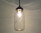 Half Gallon Vintage Canning Jar PENDANT Created NEW