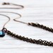 Multichain Necklace - Vintage Antiqued Brass Necklace