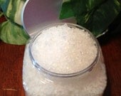 DEAD SEA SALTS - 8 oz Jar of Pure, Harvested Dead Sea Bath Salts - Tahitian Waters
