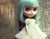 Blythe ivory cream ruffle lace dress