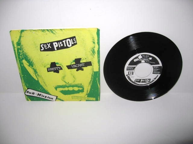 ON SALE Vinyl Record Sex Pistols Pretty Vacant / Submission 45 Single 1977 UK Punk Rock