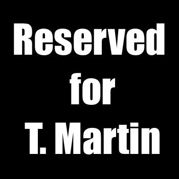 Reserved for Timothy Martin