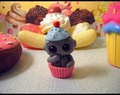 Cupcake Robot (Blue/Pink)