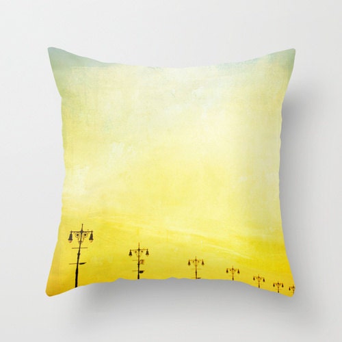 Decorative Pillows - Throw Pillows 18x18 - Coney Island Boardwalk