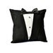 Men's  Tuxedo and Bow Tie Pillow