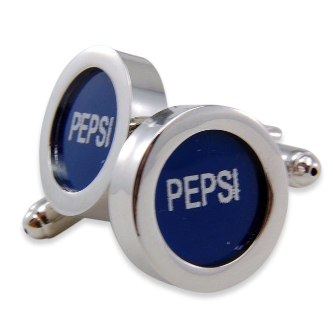 Cash Register Key Cufflinks -Blue PEPSI Key