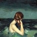 Married to the Sea . large giclee poster art print . 16 x 20 inches on 17 x 22 inch paper