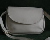 IVORY COACH Purse Handbag Messenger VINTAGE Crossbody Bag