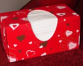 Heart Scribbles Tissue Box Cover