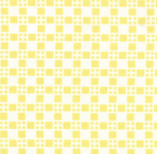 Happy Go Lucky by Bonnie and Camille for Moda Fabrics, Skip Yellow 1/2 yard total