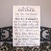 We Do Sign, 2 ft. X 3 ft. In Our Home, In this Home we do, House Rules, Typography Word Art, Family Rules, Subway Roll.