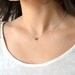 One Heart Initial Necklace in Gold - REVERSIBLE - Bride, Bridal, Bridesmaid gift