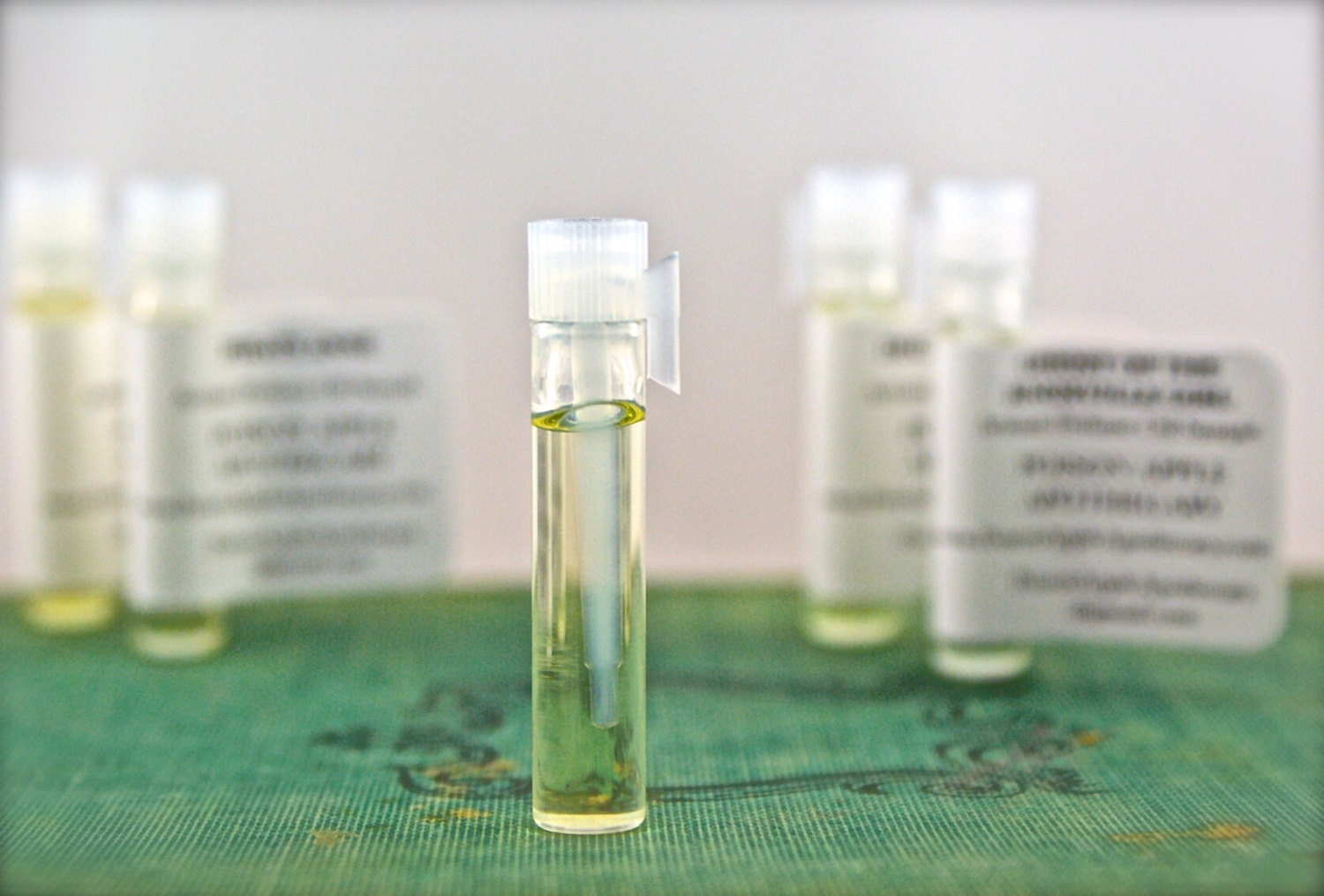 Black Ring Mafia Perfume Sample in 1ml Labeled Vial by Poison Apple Apothecary