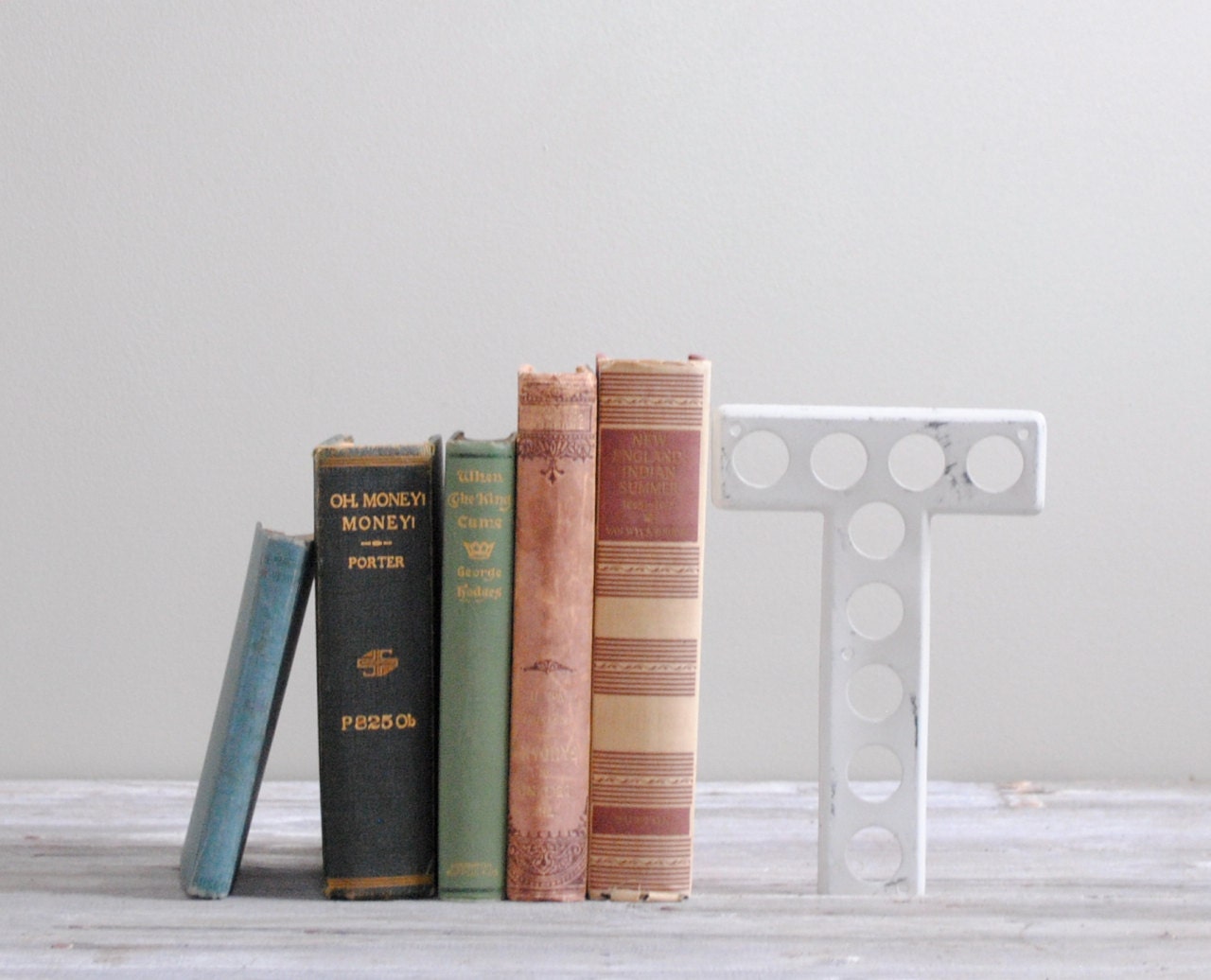 Vintage Industrial Sign Letter T
