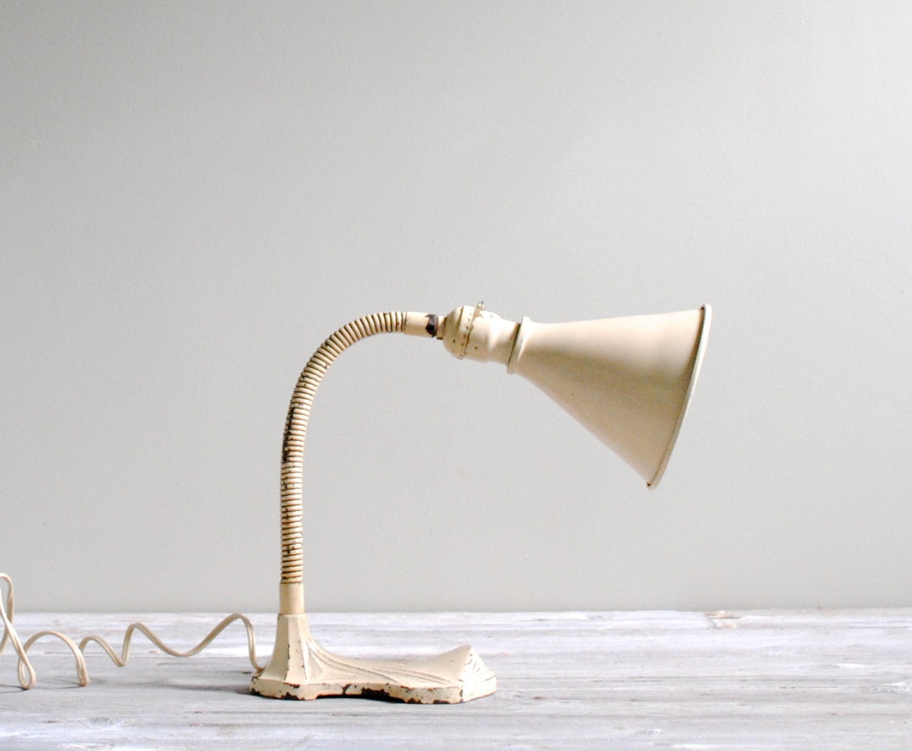 Vintage Art Deco Era Gooseneck Lamp