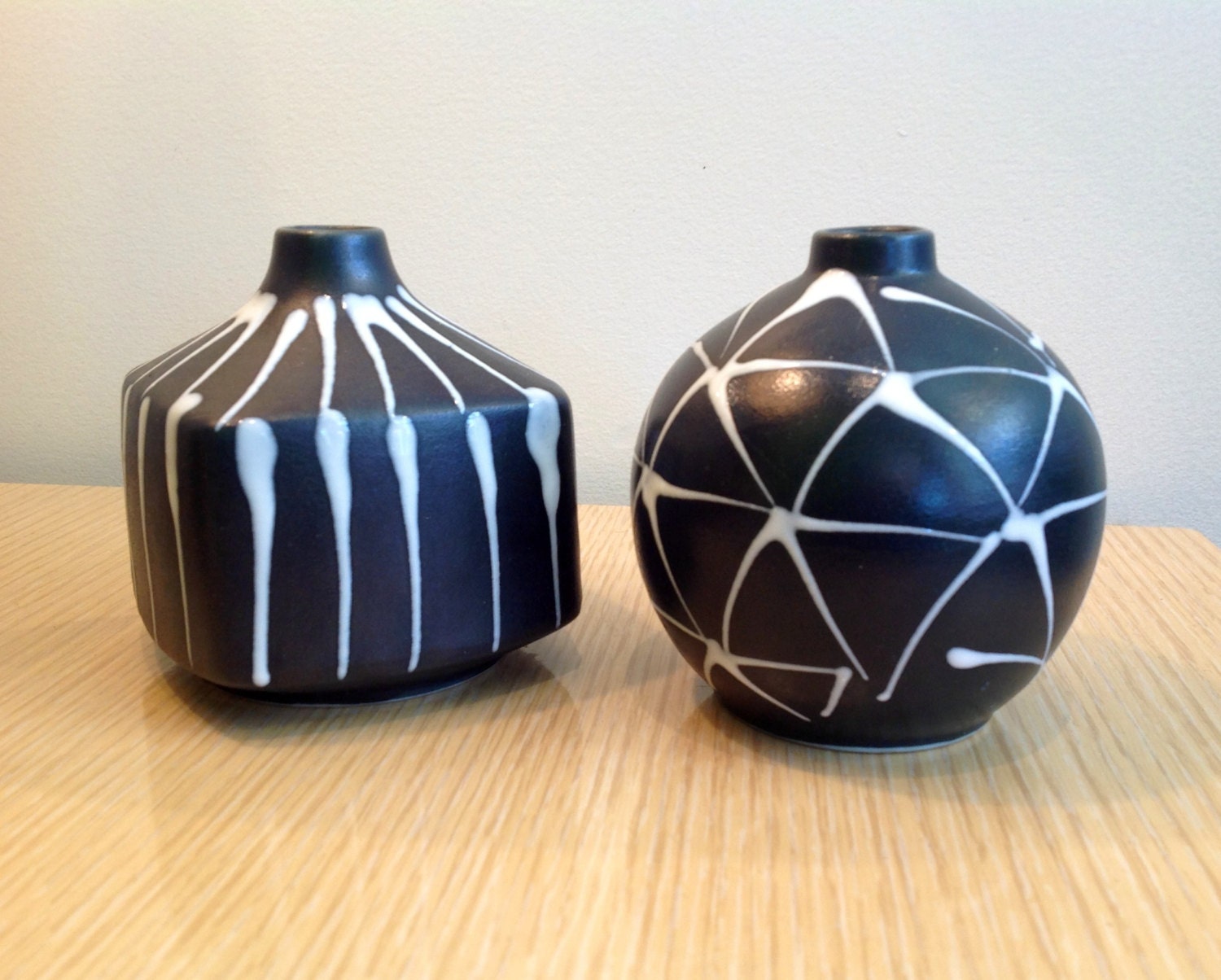 Pair of Mid Century Modern Pottery Vases