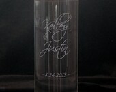 Personalized Wedding Floating Unity Candle and Vase 2