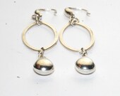 Long Sterling Silver Earrings - Modern Earrings