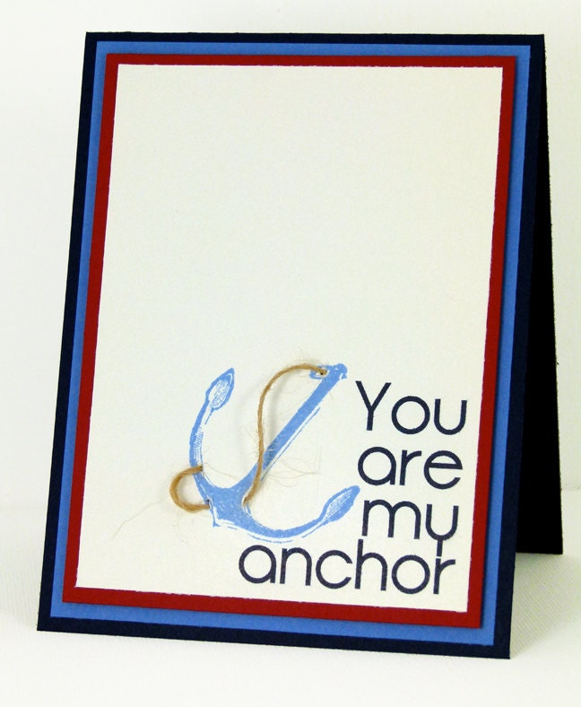 You Are My Anchor Card
