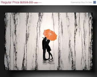 ART PAINTING SALE Art original Abstract painting Jmjartstudio Original Painting 24 X 36 Inches-------Orange ----------