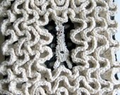 Mr. Selfridge Approves Hot Pad Eiffel Tower Black Cream Fleur de Lis