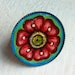 Hand Painted Flower Ring