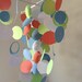 READY TO SHIP - Orange, Green, White and Blue Handmade Baby Mobile  - Medium