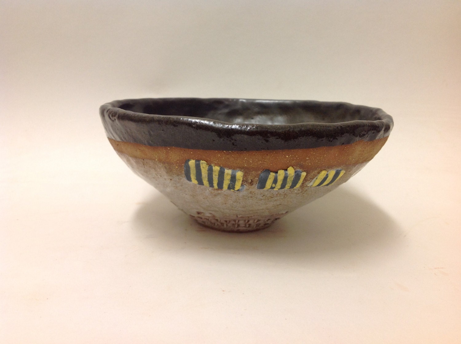 Handmade ceramic medium bowl - thinking about Sweden
