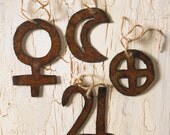 Planet Symbol Ornaments