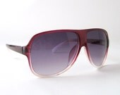 vintage purple white sunglasses purple lenses sun glasses eyewear fashion modern accessories accessory mens womens ladies over sized