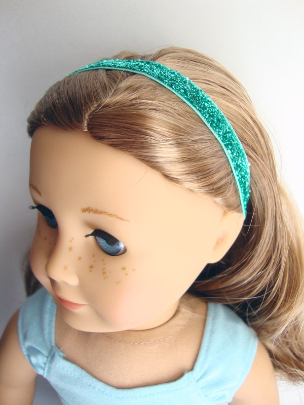 Glitter Headband for 18" dolls such as American Girl - Choose Your Color