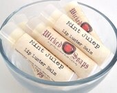 Lip Balm - Mint Julep Lip Balm - Cocoa Butter Beeswax Lip Balm Tube by WickedSoaps