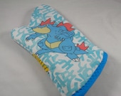 Pokemon oven mitt -reclaimed fabric