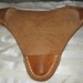 VINTAGE Hand  Tooled  MEXICAN LEATHER Saddle  Seat Folding Stool chair Rustic decor