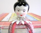 Altered Art Wooden Cigar Boxes Stackable SET OF TWO  Mixed Media Princess Castle