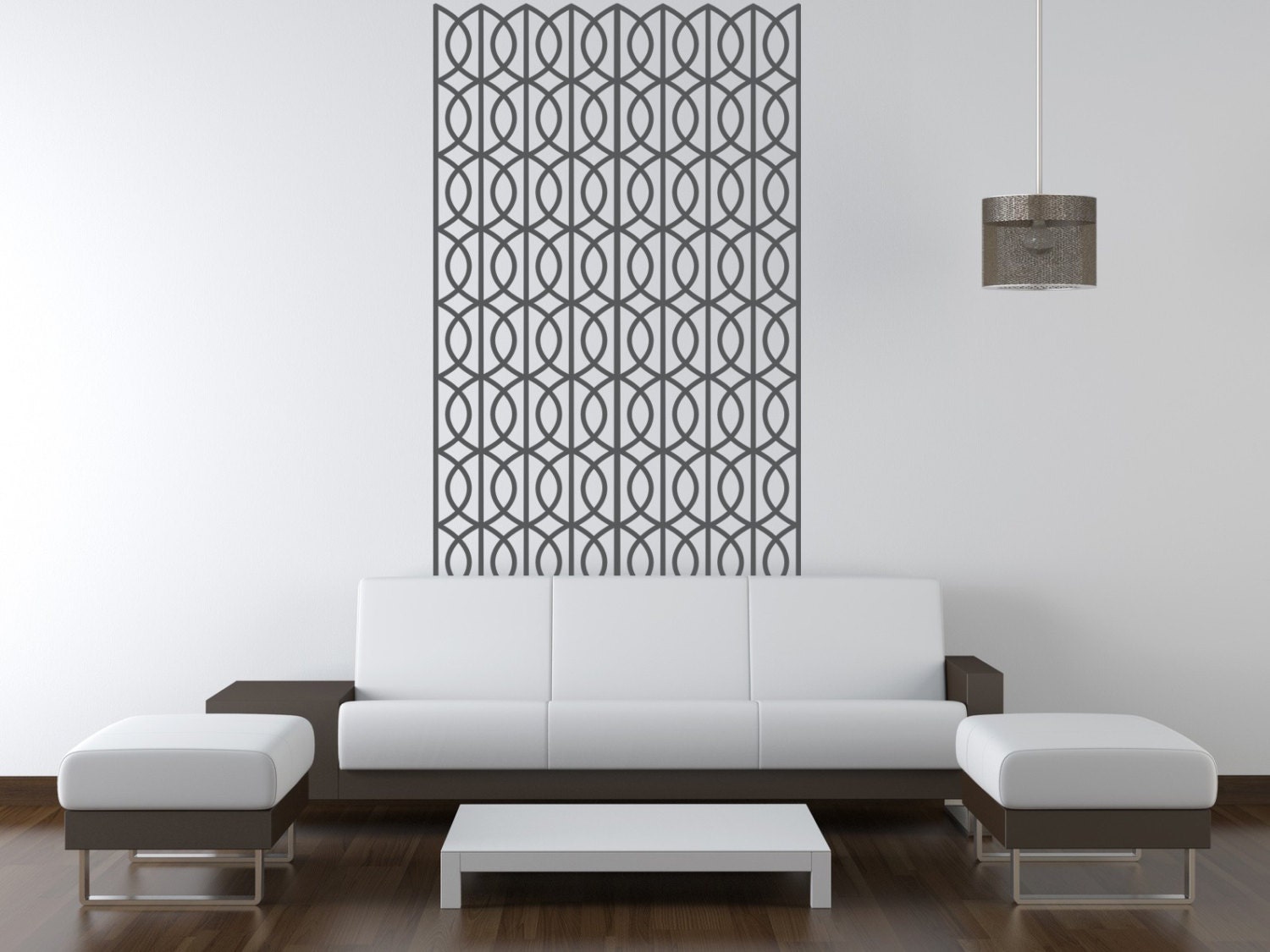 Wall Decals Figure Eight Lattice Wall Pattern Abstract Geometric Abstract Decor Shapes