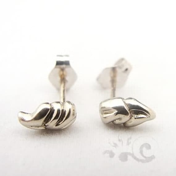 Cocoon Earrings Argentium